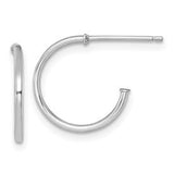 14k-white-gold-1-2-x-14mm-polished-post-hoop-earrings-SolomonJeweler-Wichita-KS-CustomJewelry
