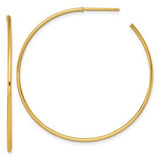 14k-1-2-x-45mm-polished-post-hoop-earrings-SolomonJeweler-Wichita-KS-CustomJewelry