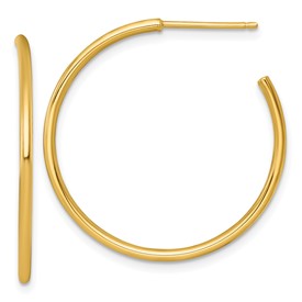 14k-1-5-x-30mm-polished-post-hoop-earrings-SolomonJeweler-Wichita-KS-CustomJewelry