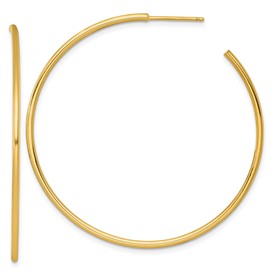 14k-1-5-x-50mm-polished-post-hoop-earrings-SolomonJeweler-Wichita-KS-CustomJewelry