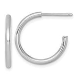 14k-white-gold-2-0-x-20mm-polished-post-hoop-earrings-SolomonJeweler-Wichita-KS-CustomJewelry