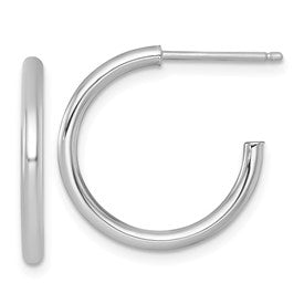 14k-white-gold-2-0-x-20mm-polished-post-hoop-earrings-SolomonJeweler-Wichita-KS-CustomJewelry