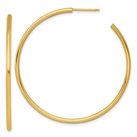 14k-2-0-x-50mm-polished-post-hoop-earrings-SolomonJeweler-Wichita-KS-CustomJewelry