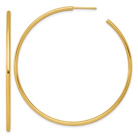 14k-2-0-x-60mm-polished-post-hoop-earrings-SolomonJeweler-Wichita-KS-CustomJewelry
