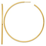 14k-2-0-x-75mm-polished-post-hoop-earrings-SolomonJeweler-Wichita-KS-CustomJewelry