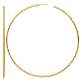 14k-2-0-x-100mm-polished-post-hoop-earrings-SolomonJeweler-Wichita-KS-CustomJewelry