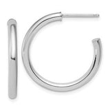 14k-white-gold-2-5-x-25mm-polished-post-hoop-earrings-SolomonJeweler-Wichita-KS-CustomJewelry