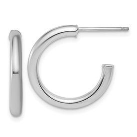 14k-white-gold-2-5-x-20mm-polished-post-hoop-earrings-SolomonJeweler-Wichita-KS-CustomJewelry