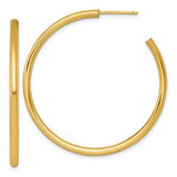 14k-2-5-x-45mm-polished-post-hoop-earrings-SolomonJeweler-Wichita-KS-CustomJewelry