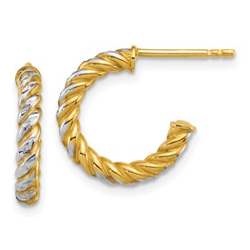 14k-w-white-rhodium-polished-d-c-twisted-2-75mm-post-hoop-earrings-SolomonJeweler-Wichita-KS-CustomJewelry
