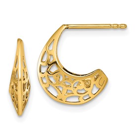 14k-polished-fancy-cut-out-design-post-j-hoop-earrings-SolomonJeweler-Wichita-KS-CustomJewelry