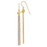14k-tri-color-polished-fancy-dangle-tassel-shepherds-hook-earrings-SolomonJeweler-Wichita-KS-CustomJewelry