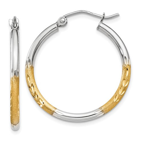 14k-w-white-rhodium-2mm-satin-and-polished-diamond-cut-hoop-earrings-SolomonJeweler-Wichita-KS-CustomJewelry