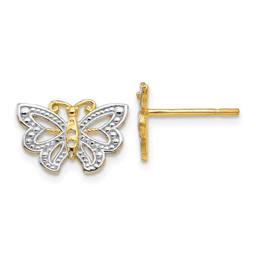 14k-w-white-rhodium-butterfly-post-earrings-SolomonJeweler-Wichita-KS-CustomJewelry