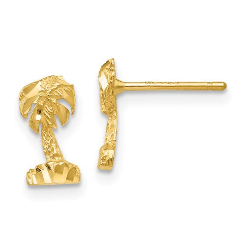14k-diamond-cut-palm-tree-earrings-SolomonJeweler-Wichita-KS-CustomJewelry