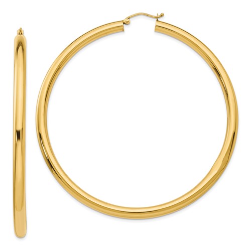 14k-polished-4x70mm-tube-hoop-earrings-SolomonJeweler-Wichita-KS-CustomJewelry