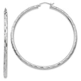 14k-white-gold-diamond-cut-hoop-earrings-SolomonJeweler-Wichita-KS-CustomJewelry