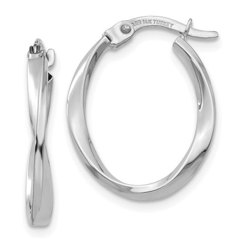 14k-white-gold-polished-oval-twist-hoop-earrings-SolomonJeweler-Wichita-KS-CustomJewelry