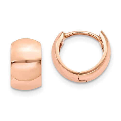 14k-rose-gold-round-hinged-hoop-earrings-SolomonJeweler-Wichita-KS-CustomJewelry