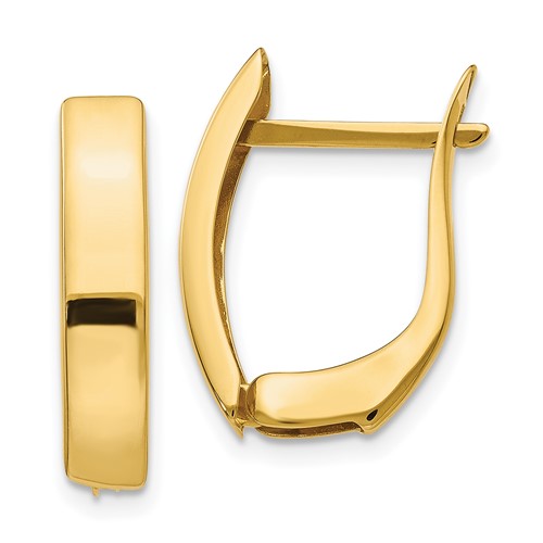 14k-gold-polished-hinged-post-earrings-SolomonJeweler-Wichita-KS-CustomJewelry