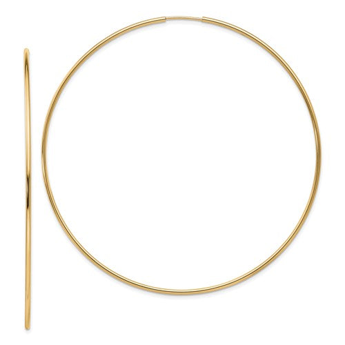 14k-1-20mm-polished-endless-tube-hoop-earrings-SolomonJeweler-Wichita-KS-CustomJewelry