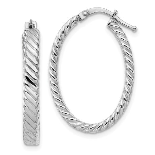 14k-white-gold-large-3mm-patterned-oval-hoop-earrings-SolomonJeweler-Wichita-KS-CustomJewelry