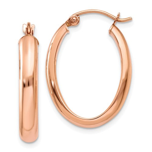 14k-rose-gold-polished-half-round-oval-hoop-earrings-SolomonJeweler-Wichita-KS-CustomJewelry