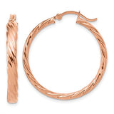 14k-rose-gold-large-3mm-patterned-hoop-earrings-SolomonJeweler-Wichita-KS-CustomJewelry