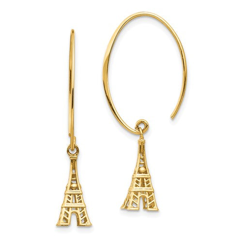 14k-eiffel-tower-dangle-earrings-SolomonJeweler-Wichita-KS-CustomJewelry