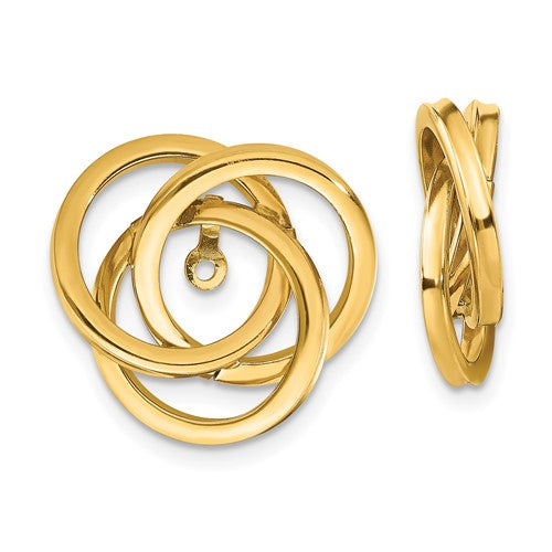 14k-polished-love-knot-earring-jackets-SolomonJeweler-Wichita-KS-CustomJewelry