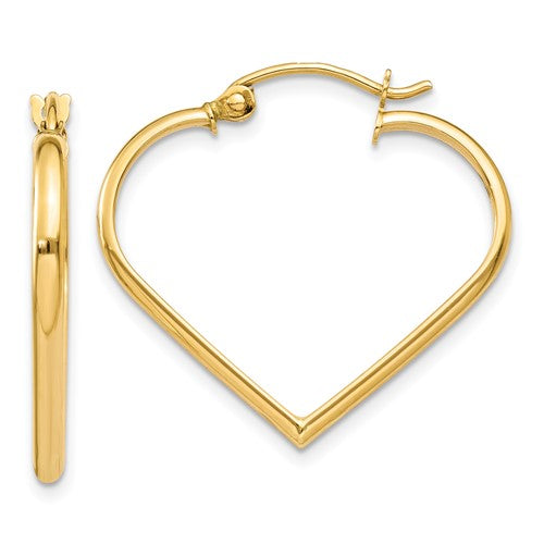 14k-polished-2mm-heart-hoop-earrings-SolomonJeweler-Wichita-KS-CustomJewelry