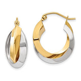 14k-two-tone-polished-knife-edge-double-hoop-earrings-SolomonJeweler-Wichita-KS-CustomJewelry