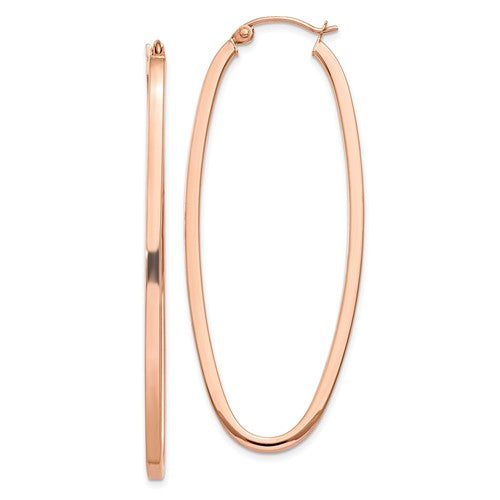 14k-rose-2mm-square-tube-oval-hoop-earrings-SolomonJeweler-Wichita-KS-CustomJewelry