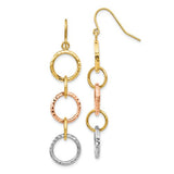 14k-tri-color-diamond-cut-circle-dangle-earrings-SolomonJeweler-Wichita-KS-CustomJewelry
