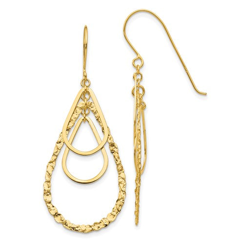 14k-tear-drop-earrings-SolomonJeweler-Wichita-KS-CustomJewelry