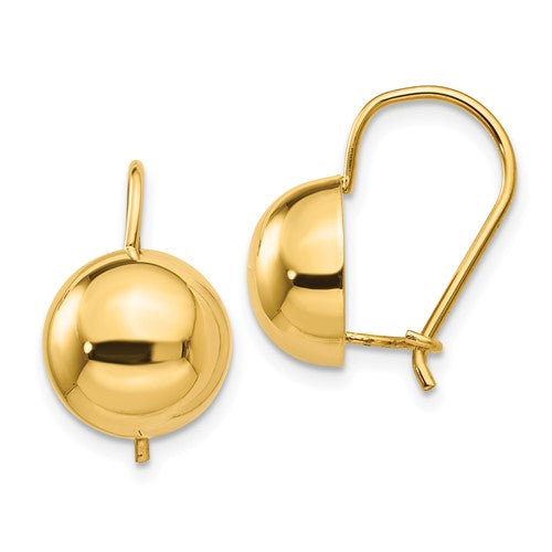 14k-10-50mm-hollow-half-ball-earrings-SolomonJeweler-Wichita-KS-CustomJewelry