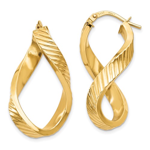 14k-twisted-textured-oval-hoop-earrings-SolomonJeweler-Wichita-KS-CustomJewelry