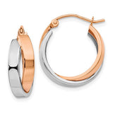 14k-rose-and-white-gold-polished-oval-hoop-earrings-SolomonJeweler-Wichita-KS-CustomJewelry