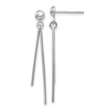 14k-white-gold-polished-post-dangle-earrings-SolomonJeweler-Wichita-KS-CustomJewelry