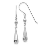 14k-white-gold-grooved-puffed-teardrop-shepherd-hook-earrings-SolomonJeweler-Wichita-KS-CustomJewelry