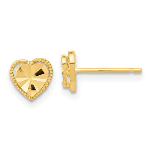 14k-polished-diamond-cut-heart-post-earrings-SolomonJeweler-Wichita-KS-CustomJewelry