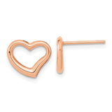14k-rose-gold-polished-heart-post-earrings-SolomonJeweler-Wichita-KS-CustomJewelry