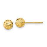 14k-6mm-diamond-cut-ball-post-earrings-SolomonJeweler-Wichita-KS-CustomJewelry