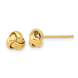 14k-gold-polished-love-knot-post-earrings-SolomonJeweler-Wichita-KS-CustomJewelry