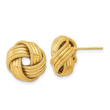 14k-polished-textured-love-knot-post-earrings-SolomonJeweler-Wichita-KS-CustomJewelry