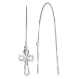 14k-white-gold-polished-d-c-box-chain-w-cross-threader-earrings-SolomonJeweler-Wichita-KS-CustomJewelry