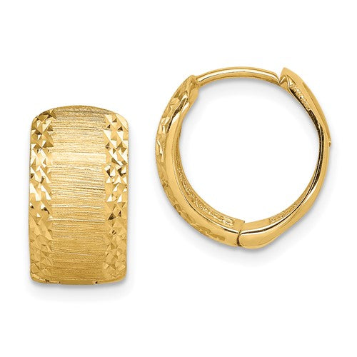 14k-d-c-and-textured-hoop-earrings-SolomonJeweler-Wichita-KS-CustomJewelry