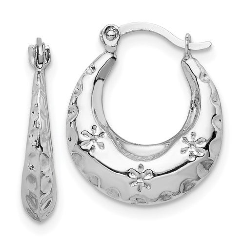 14k-white-gold-textured-stamped-hoop-earrings-SolomonJeweler-Wichita-KS-CustomJewelry