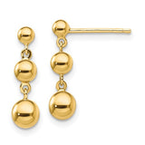 14k-graduated-3-ball-post-earrings-SolomonJeweler-Wichita-KS-CustomJewelry