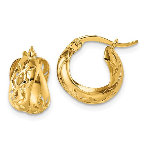 14k-polished-w-cut-out-floral-design-hoop-earrings-SolomonJeweler-Wichita-KS-CustomJewelry